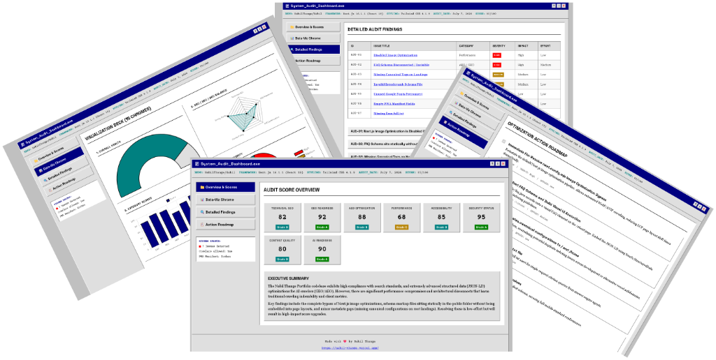 System Audit Win95 Dashboard